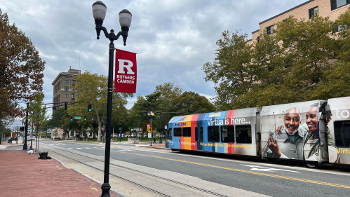 Rutgers–Camden banner